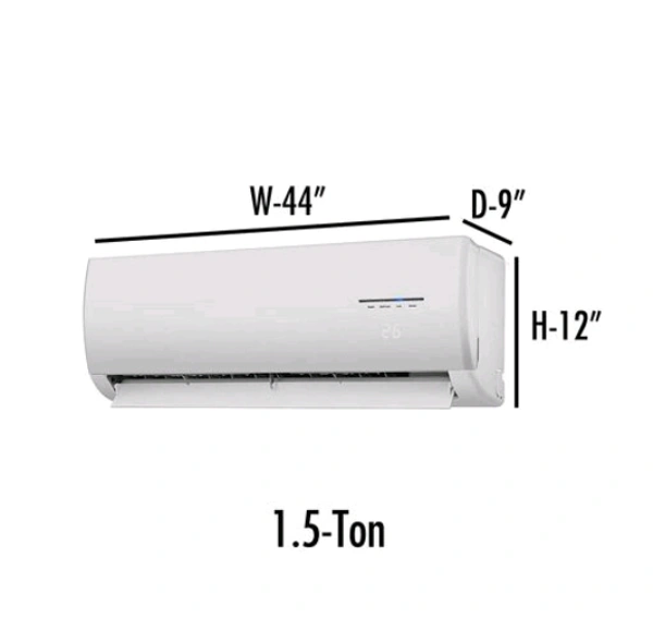 DREAM eHOME PVC Blue Color Printed c 1.5TonAc Cover for Split Indoor - 1.5 Ton, Blue, PVC, Pack of1